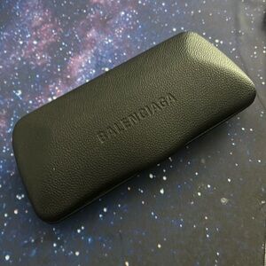 Balenciaga Leather Hardcover Sunglasses or Eyeglasses Case NEW